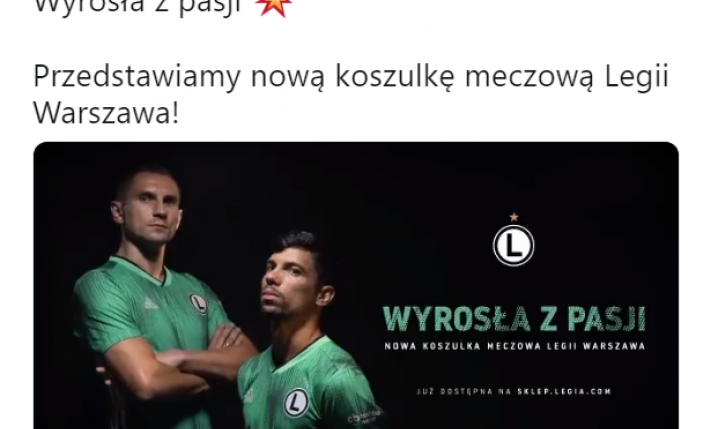 OFICJALNIE! Nowe KOSZULKI Legii na sezon 19/20